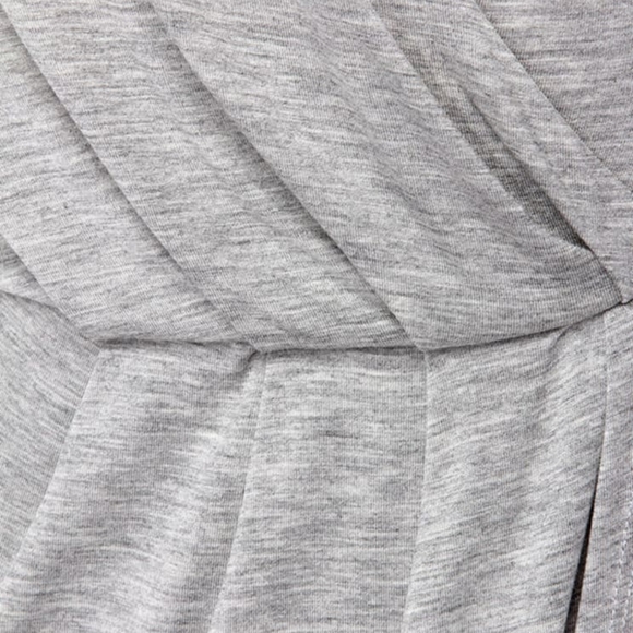 NWOT - Lulu's - LULUS Exclusive Wrap Party Heather Grey Long Sleeve Dress - XS - Picture 2 of 6